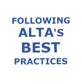 Following Alta Best Practice